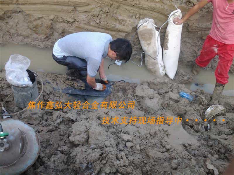 金湖恒通天然氣新鋪管線(xiàn)——陰極保護(hù)安裝